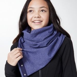 Ivivva Purple Herringbone Village Chill Scarf